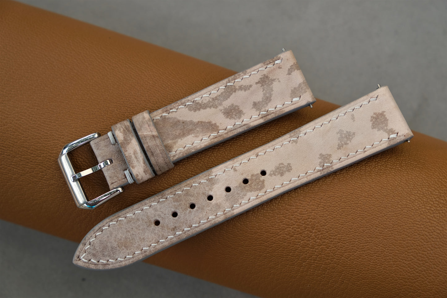 The Watch Strap Is Made From Bullfrog Leather