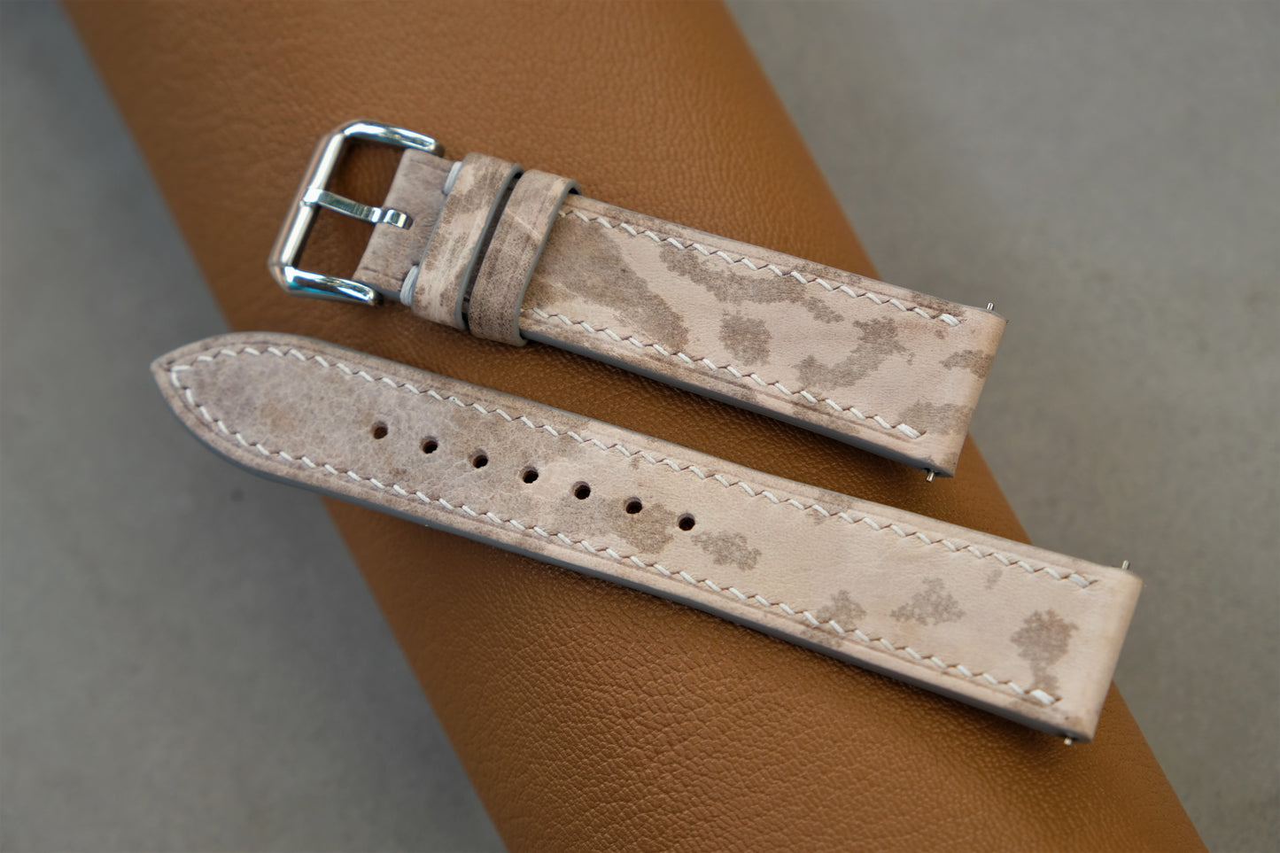 The Watch Strap Is Made From Bullfrog Leather