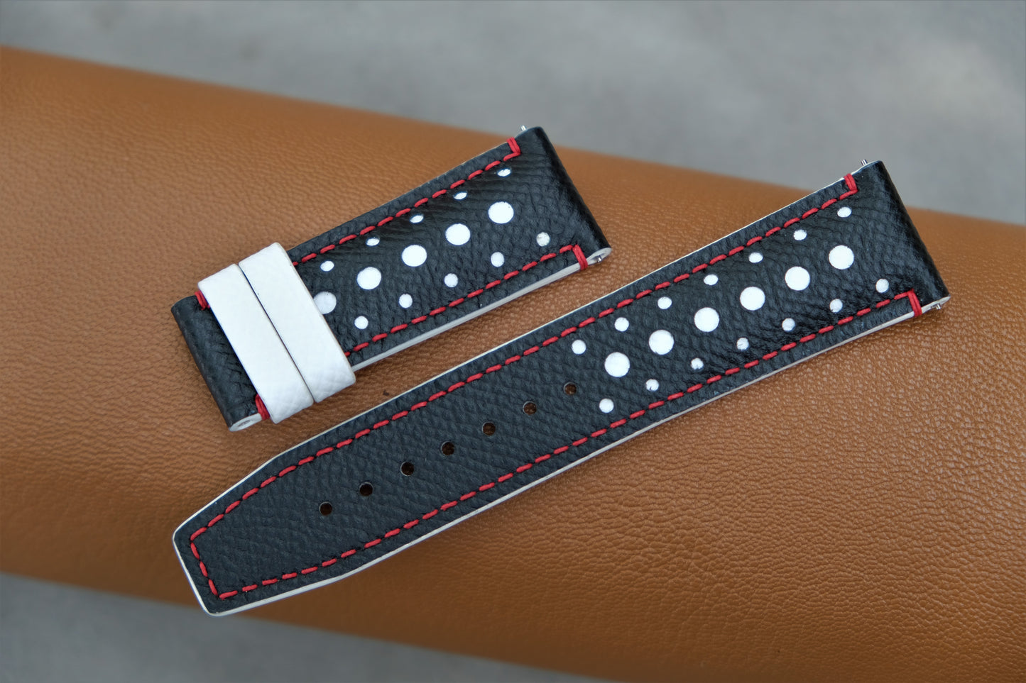 Black Epsom Leather Watch Strap