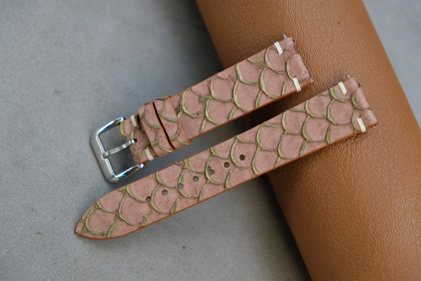 Carp Leather Watch Strap