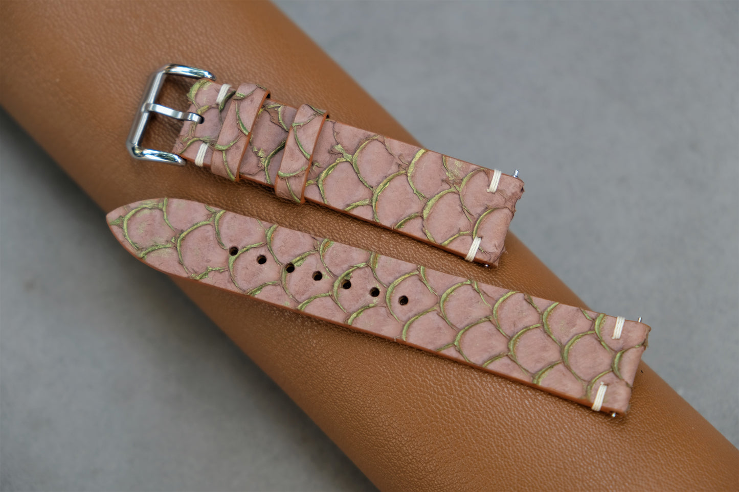 Carp Leather Watch Strap