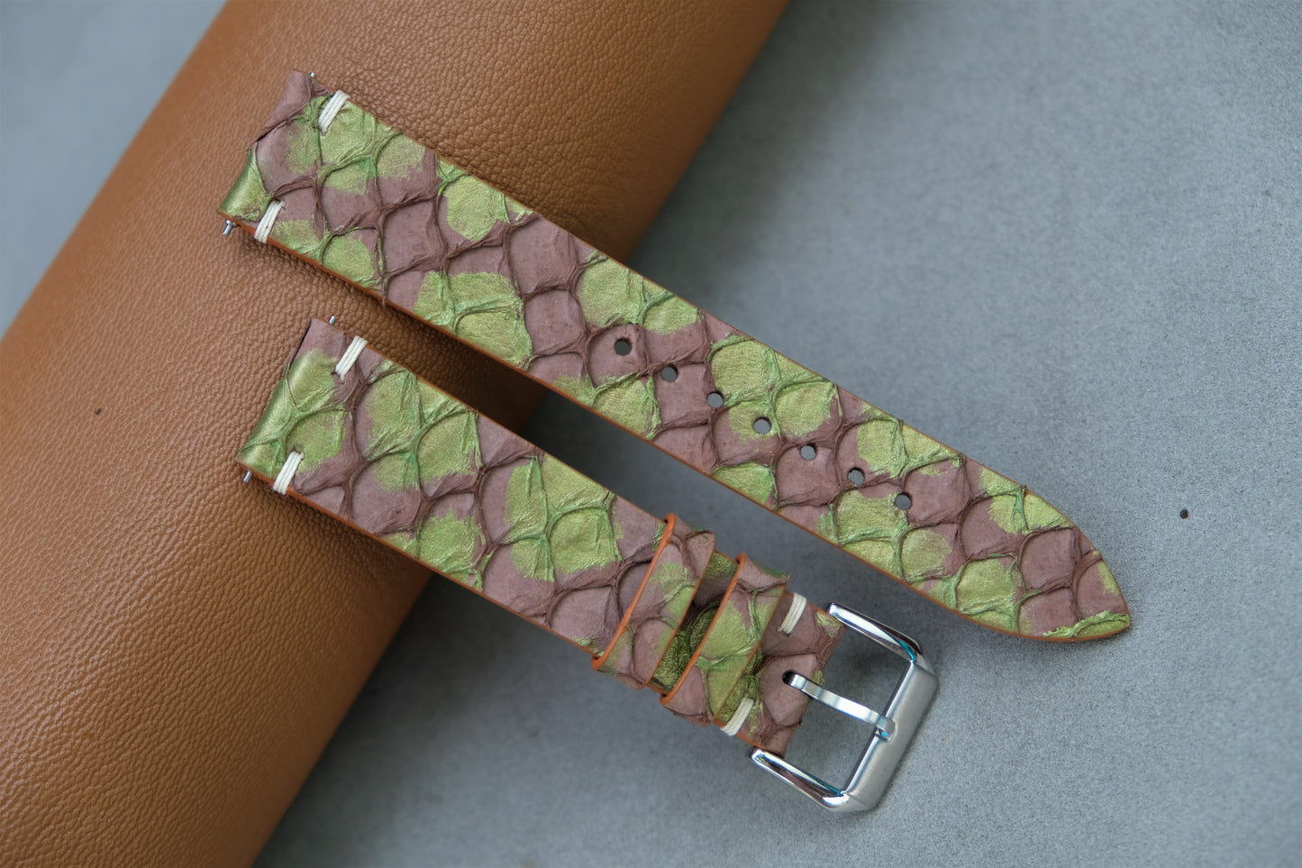 Carp Leather Watch Strap