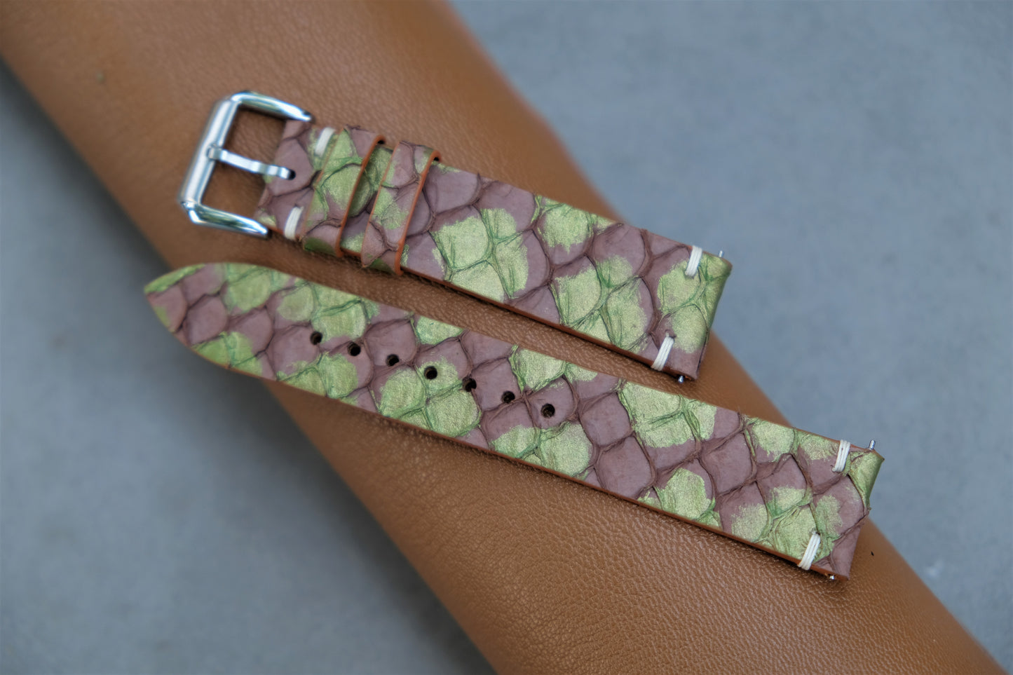 Carp Leather Watch Strap