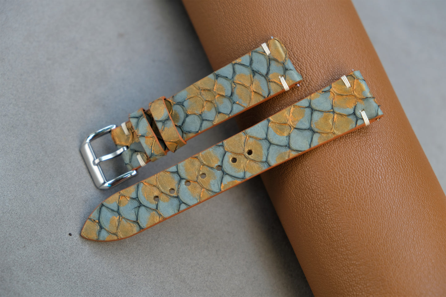 Carp Leather Watch Strap