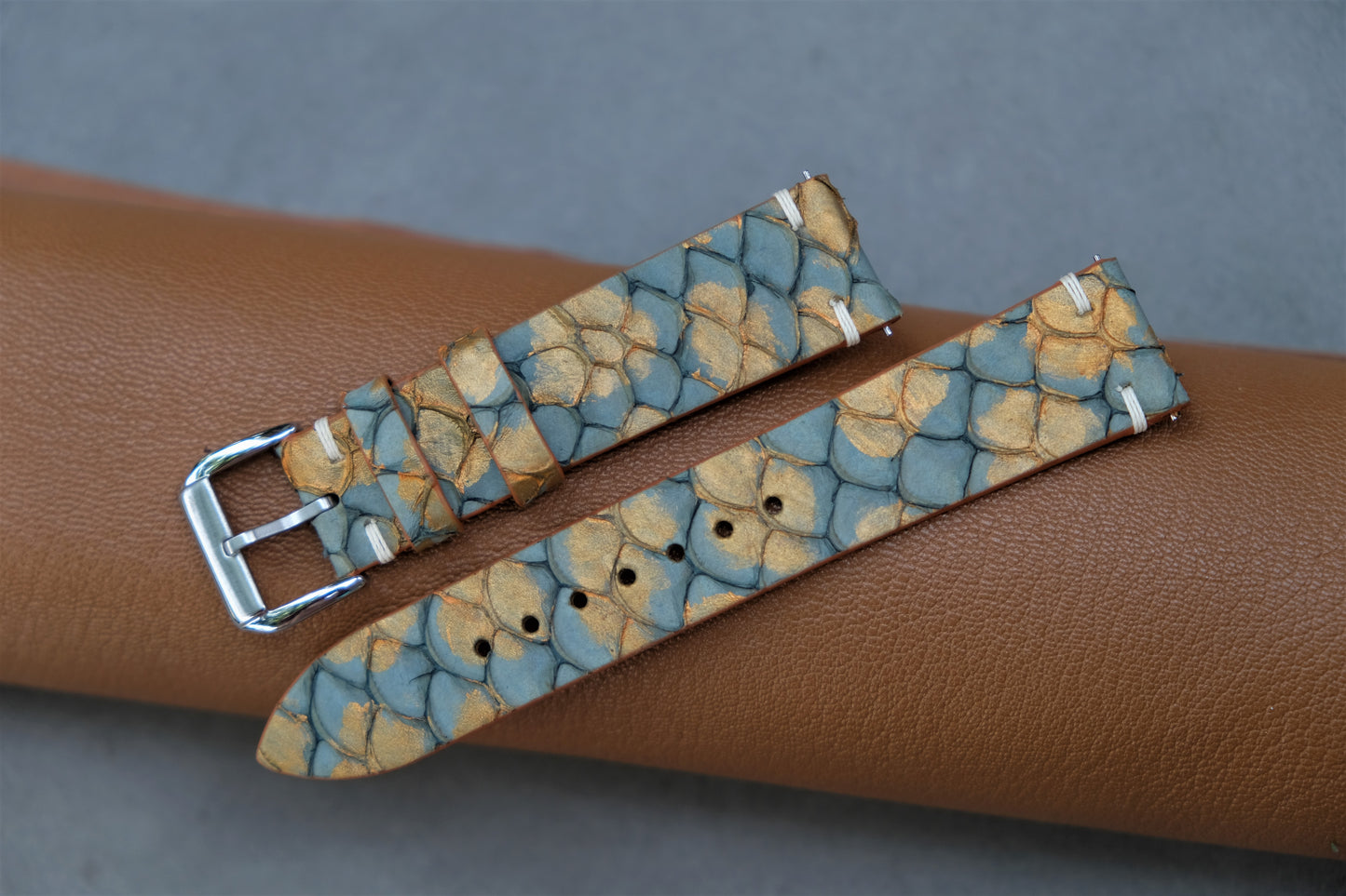 Carp Leather Watch Strap