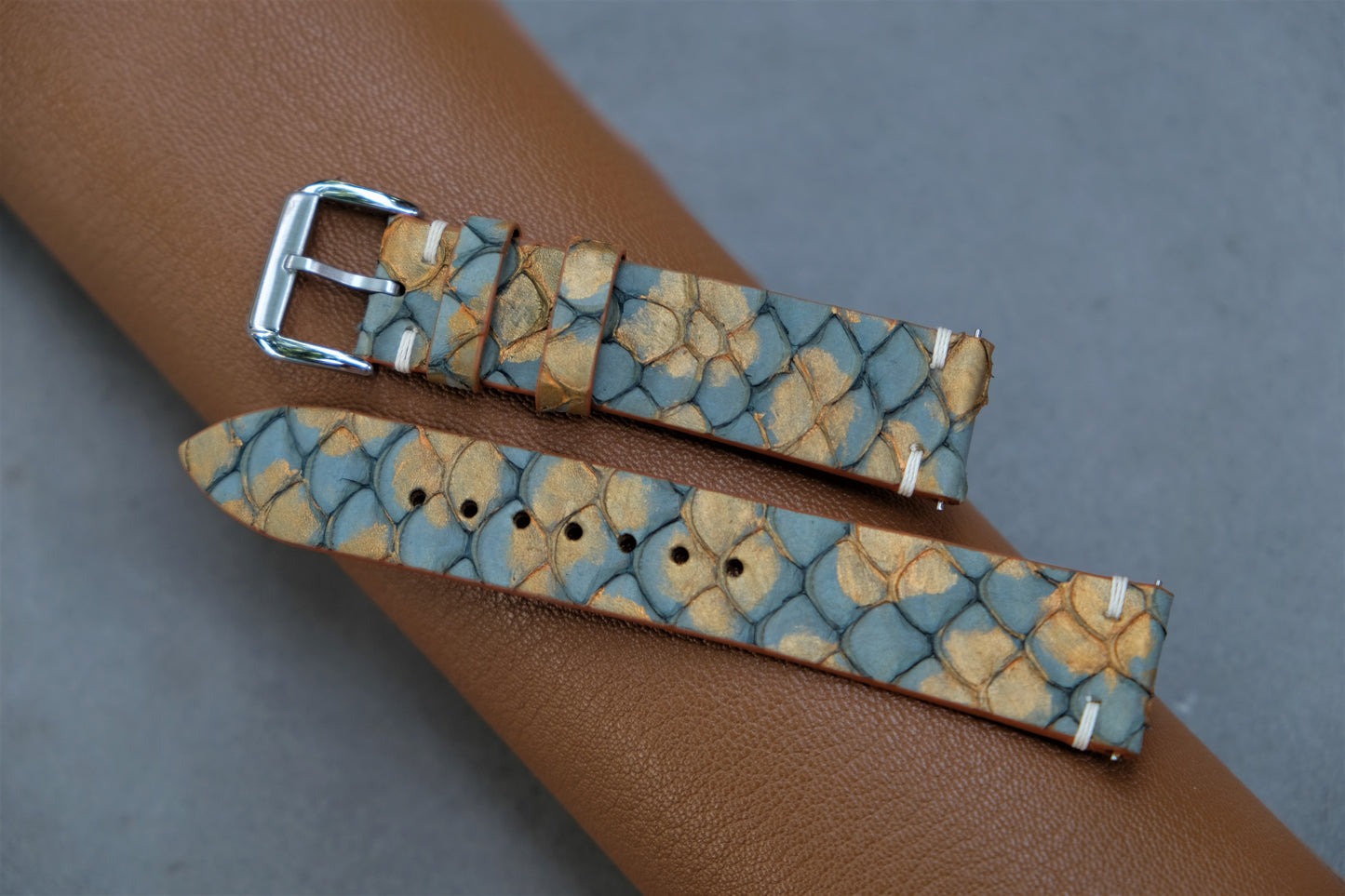 Carp Leather Watch Strap