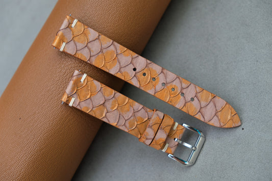 Carp Leather Watch Strap