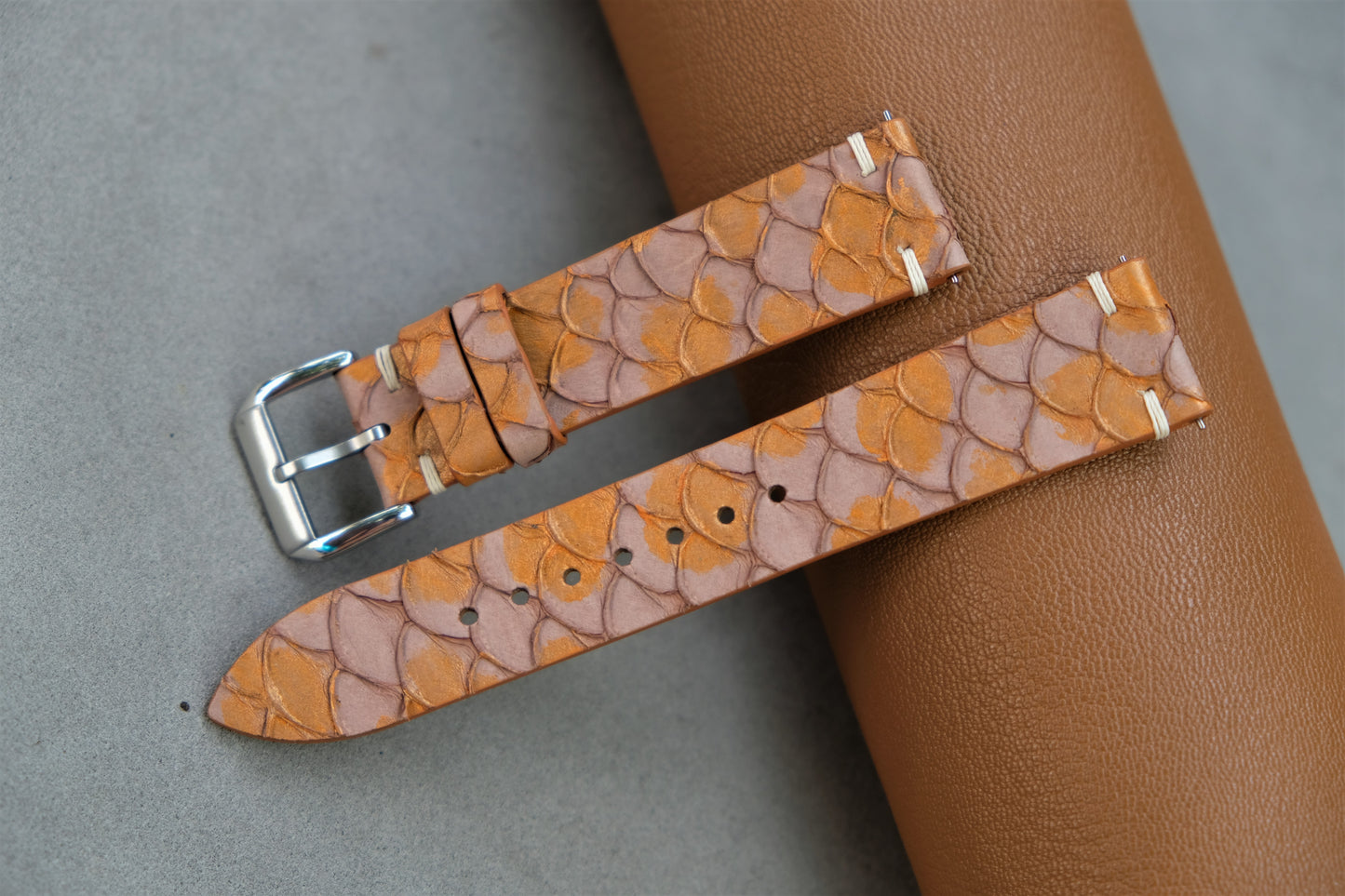 Carp Leather Watch Strap