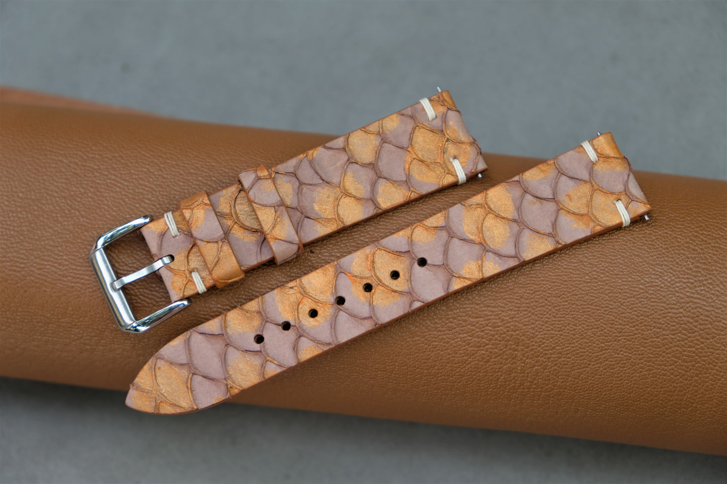 Carp Leather Watch Strap