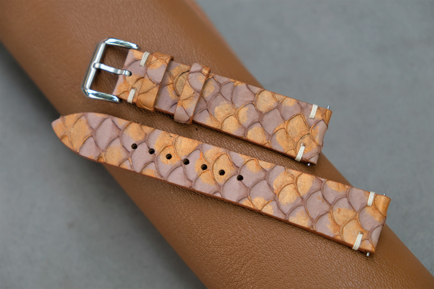 Carp Leather Watch Strap