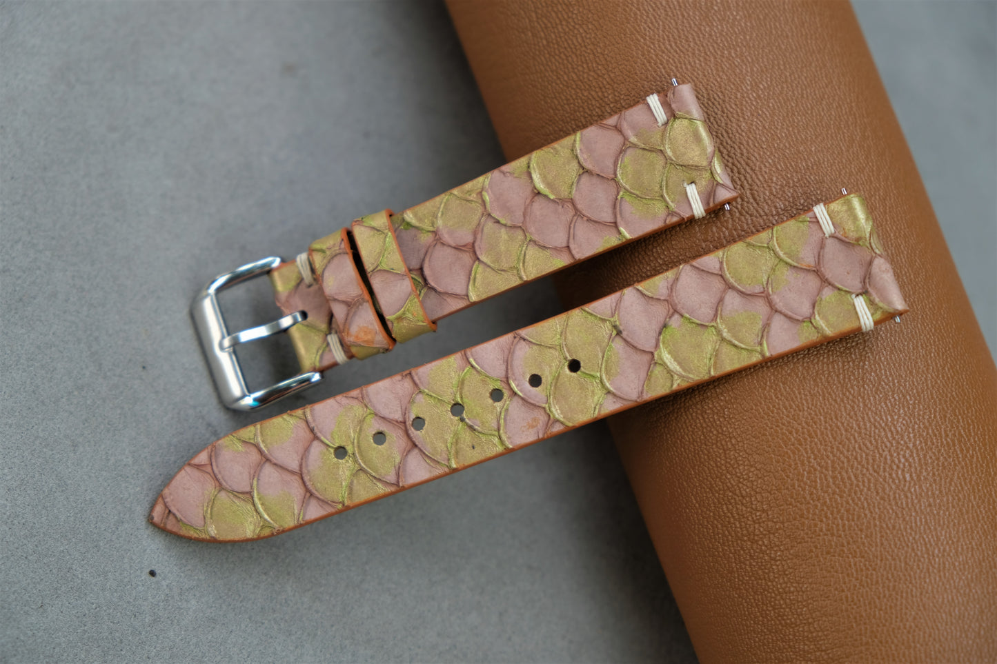 Carp Leather Watch Strap