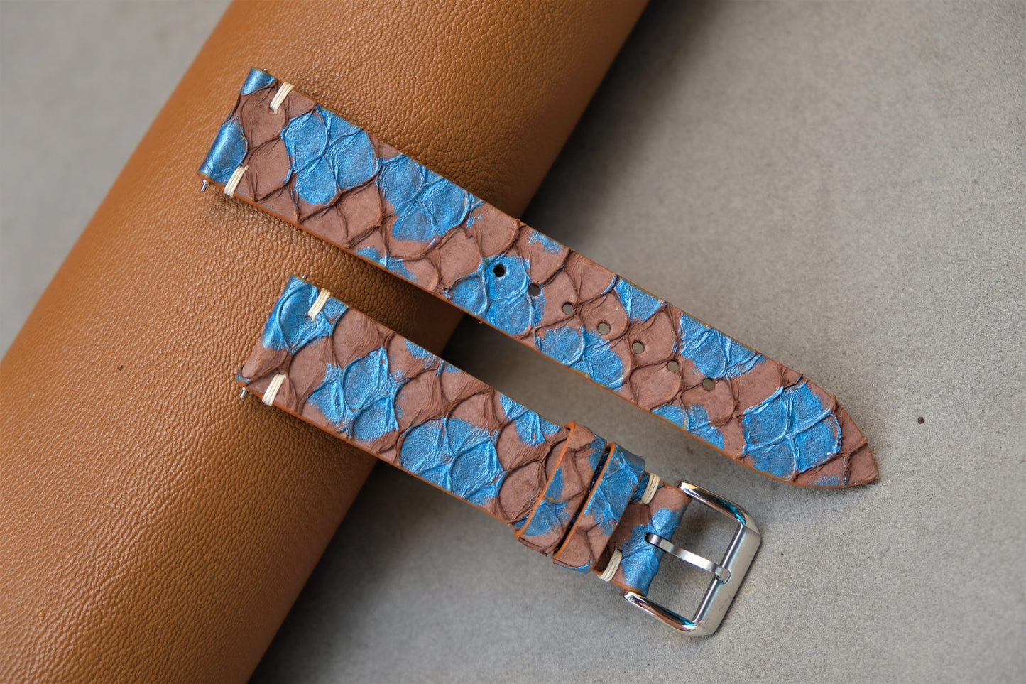 Carp Leather Watch Strap