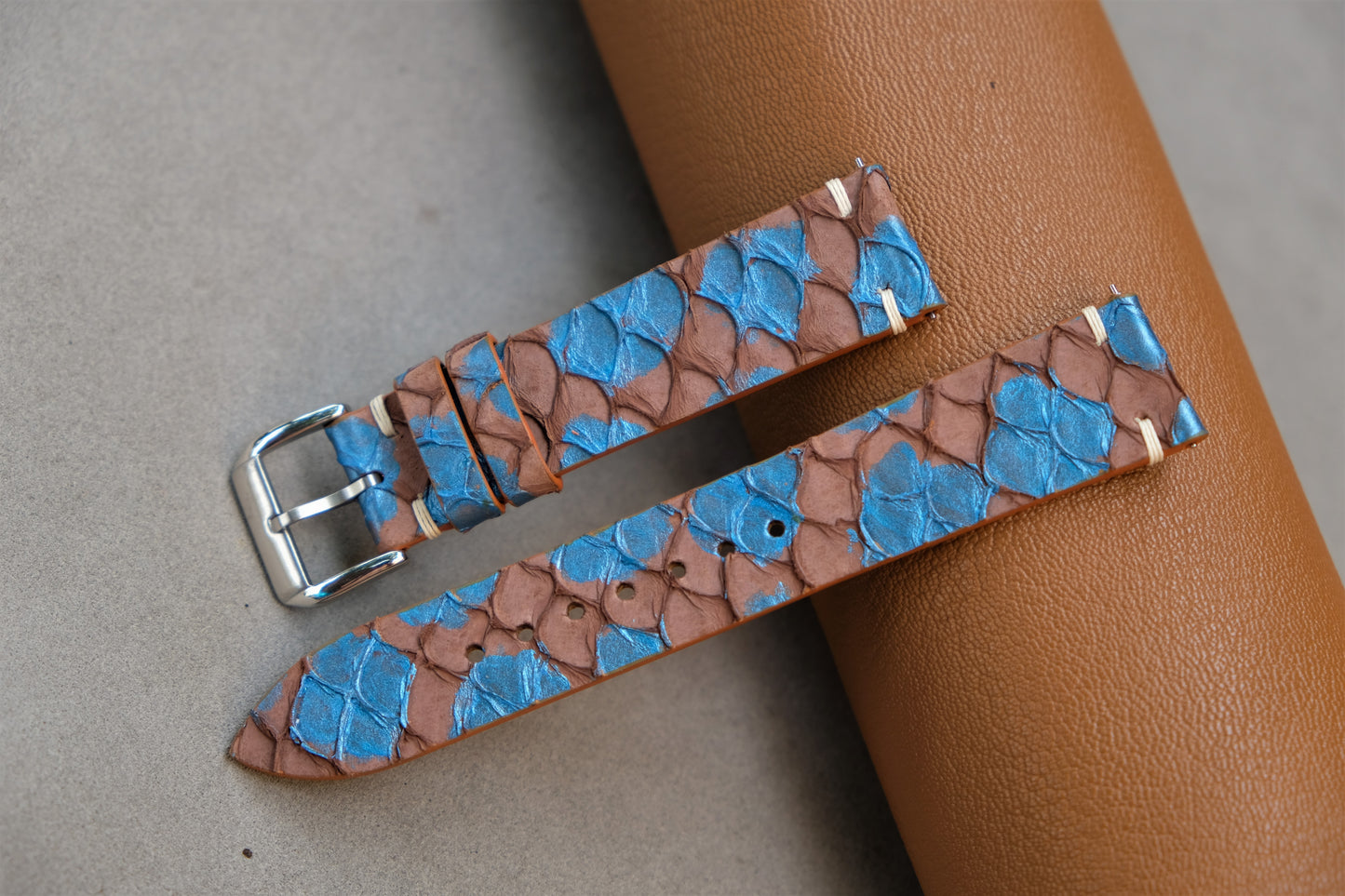 Carp Leather Watch Strap