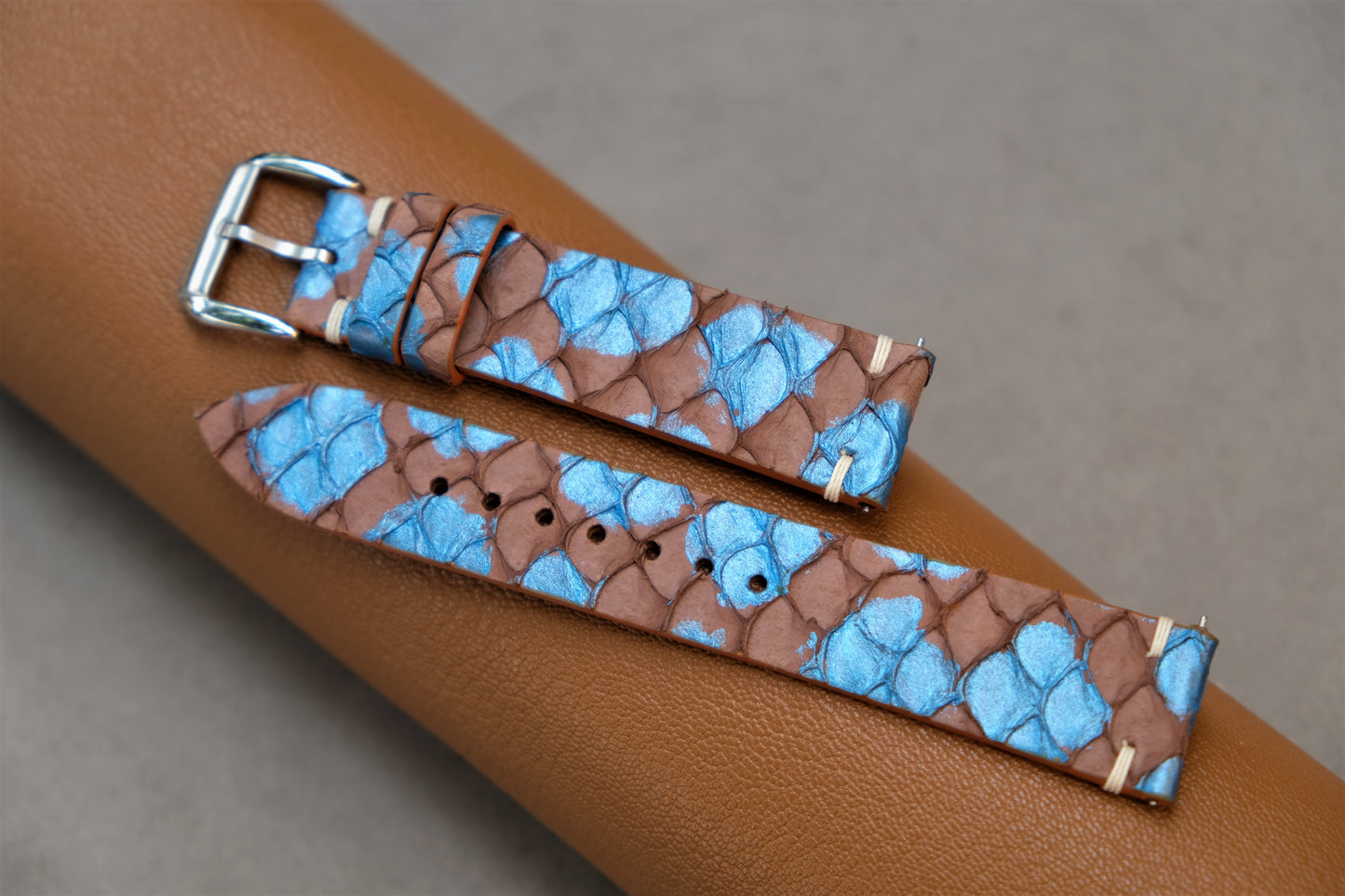 Carp Leather Watch Strap