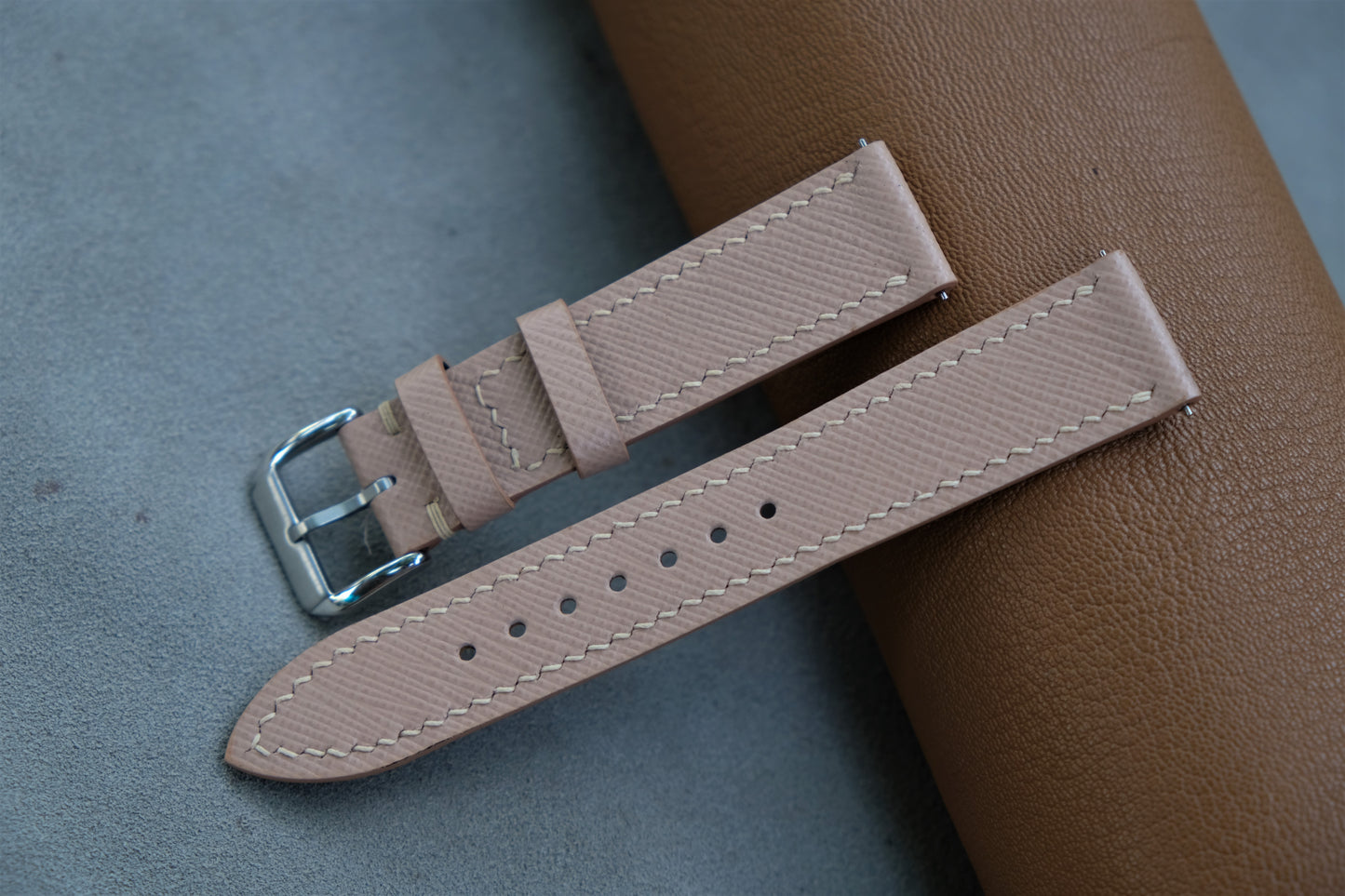 Saffiano Leather Watch Strap