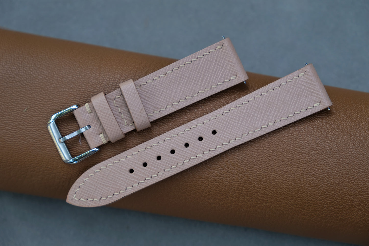 Saffiano Leather Watch Strap