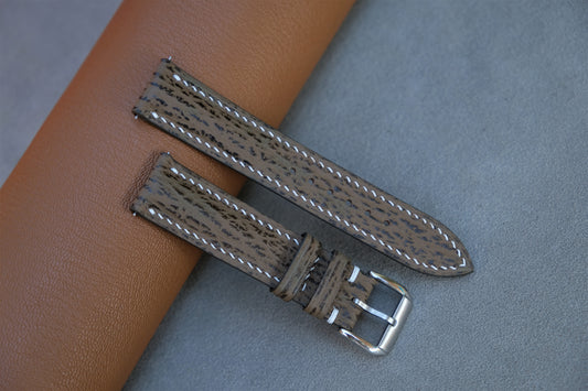 Shark Leather Watch Strap