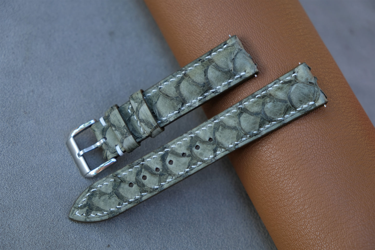 Carp Leather Watch Strap