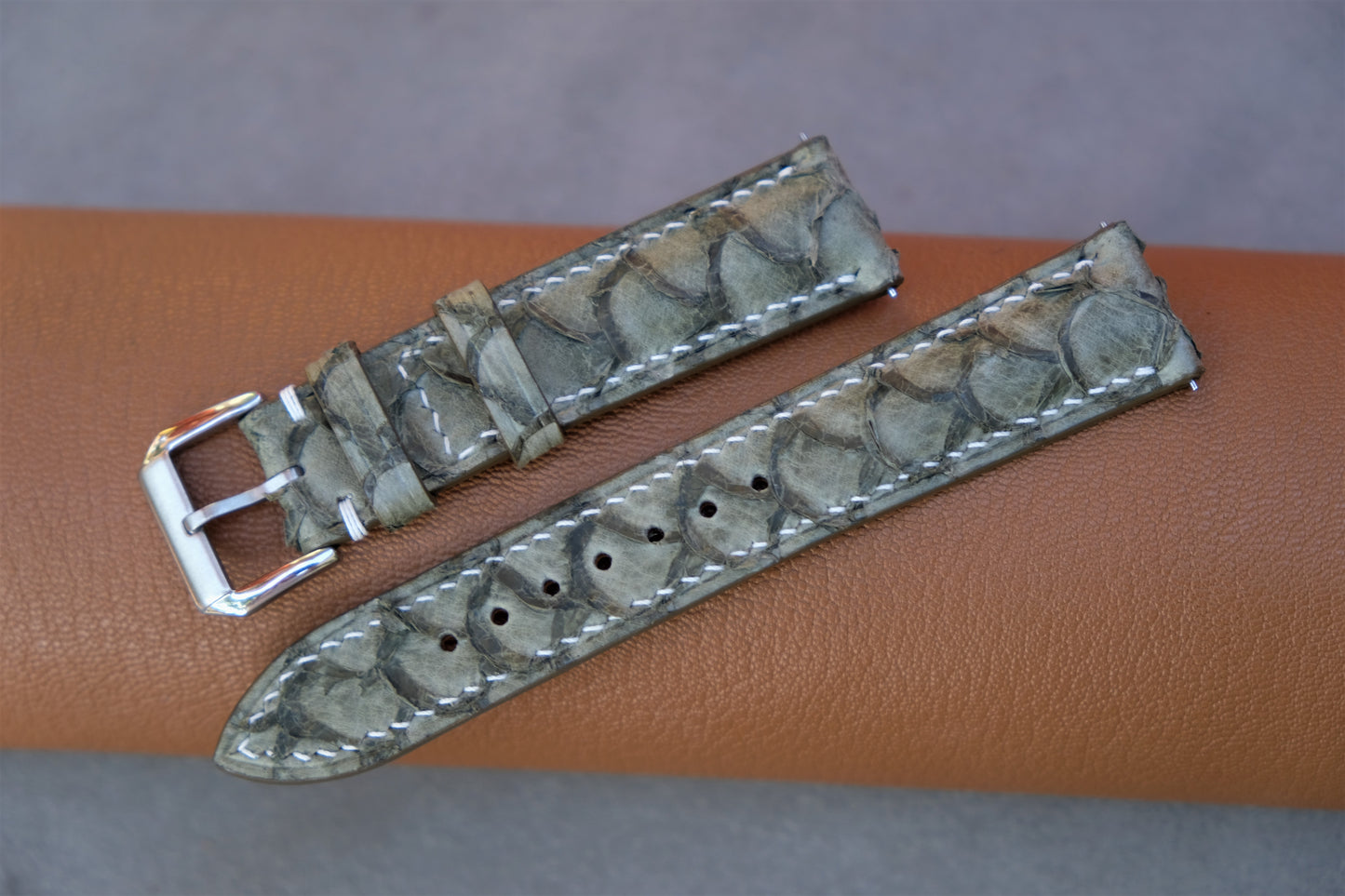 Carp Leather Watch Strap