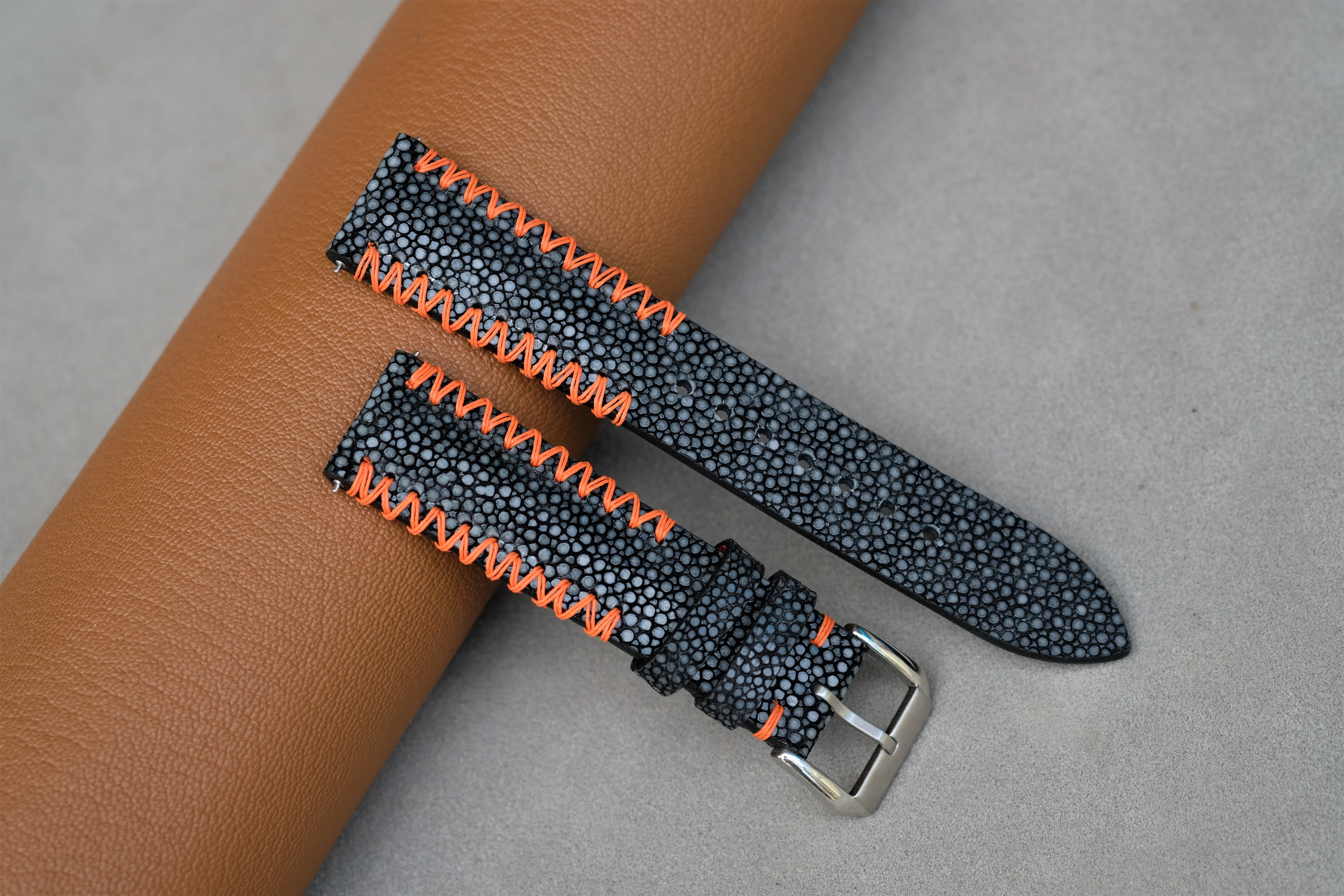 Black stingray watch strap sale