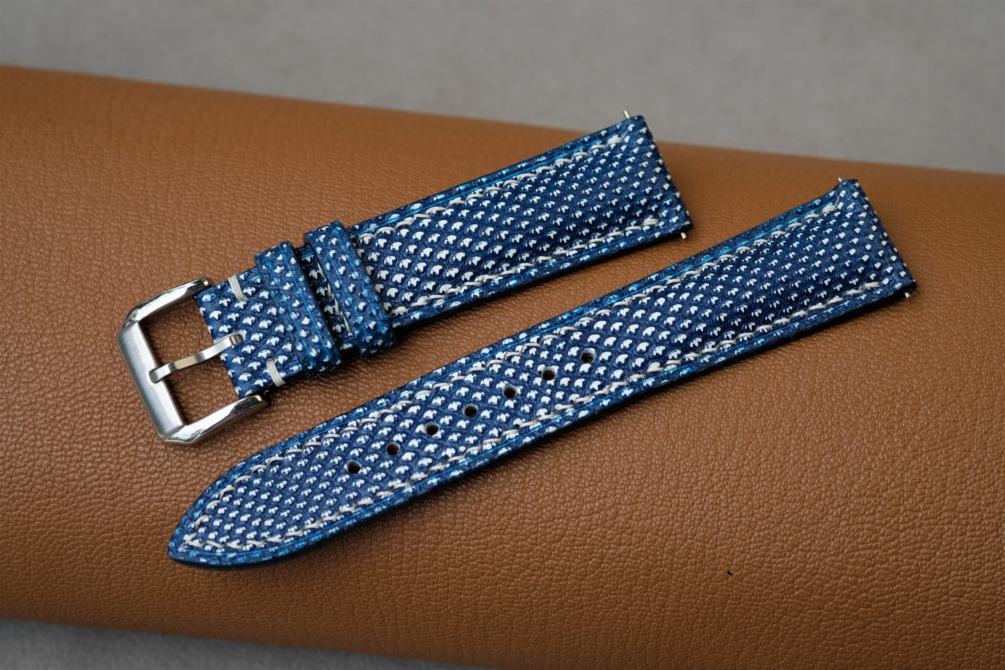 Snakeskin Leather Watch Strap