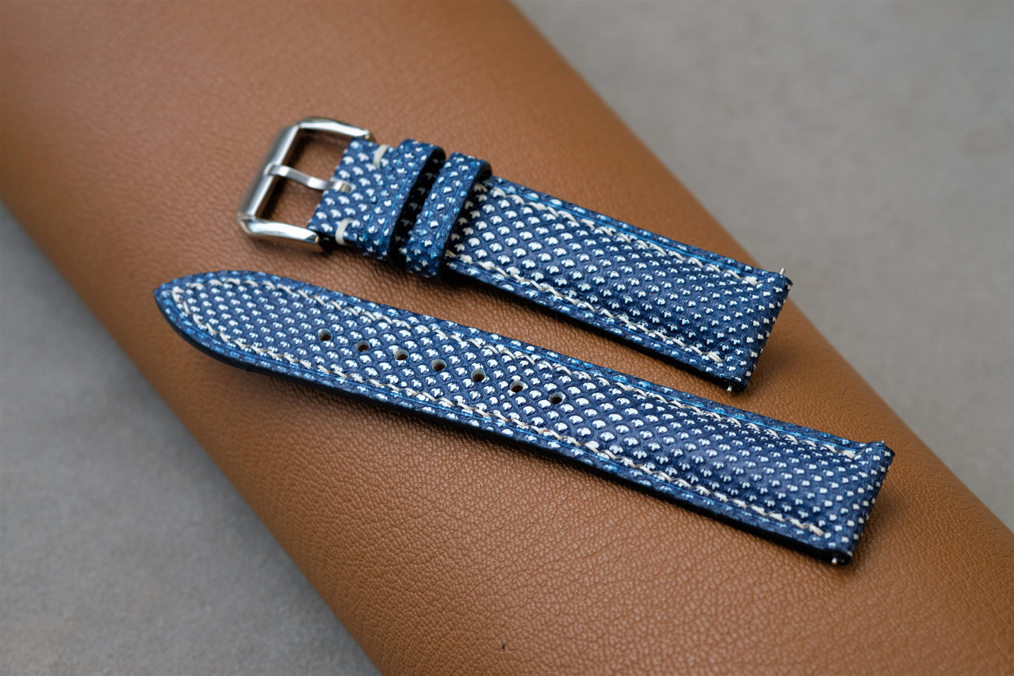 Snakeskin Leather Watch Strap