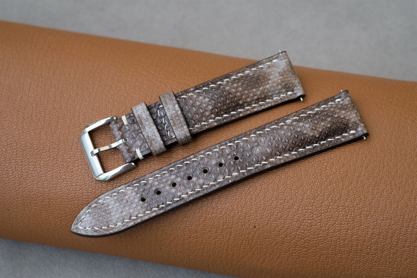 Snakeskin Leather Watch Strap