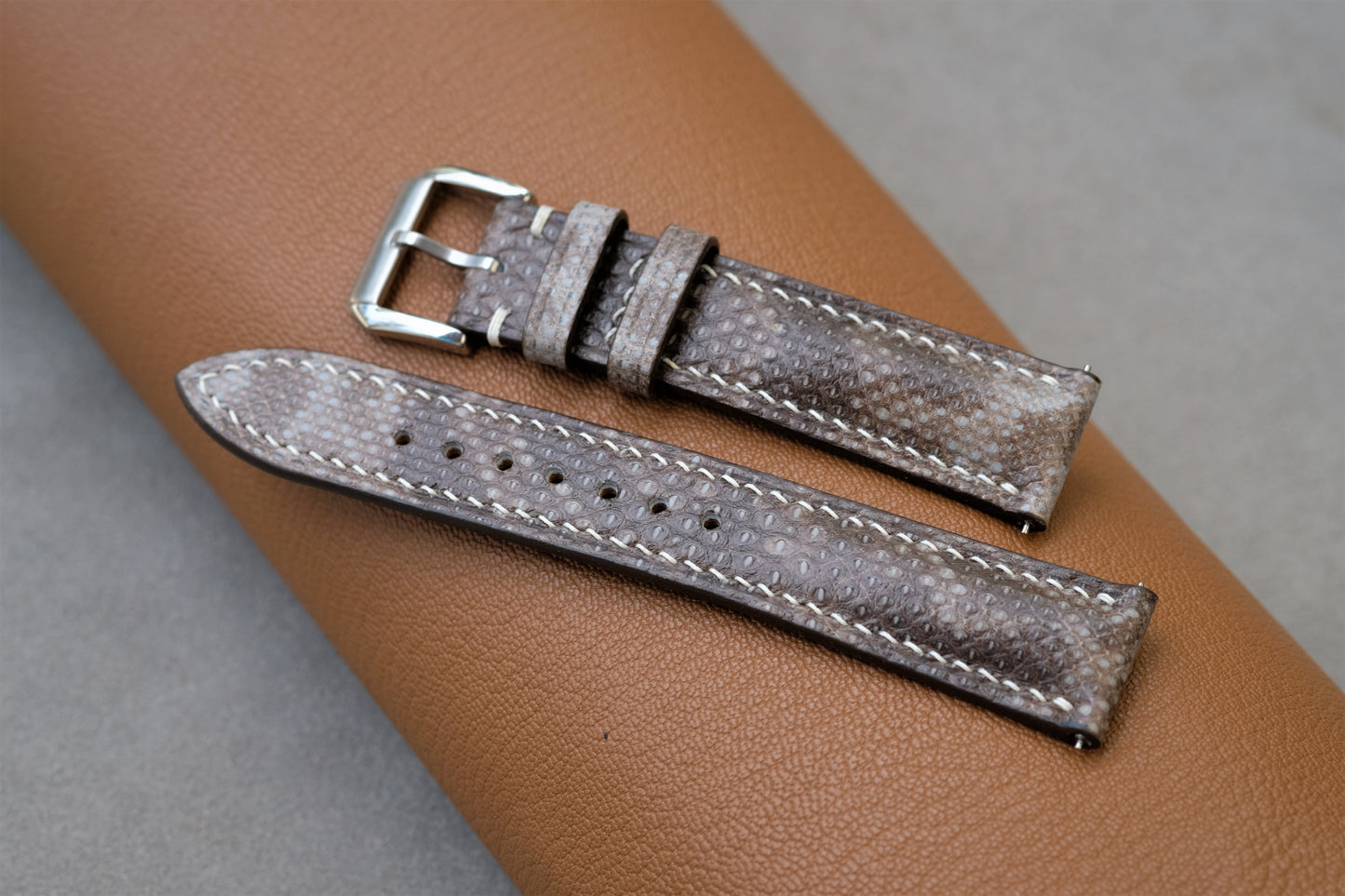 Snakeskin Leather Watch Strap