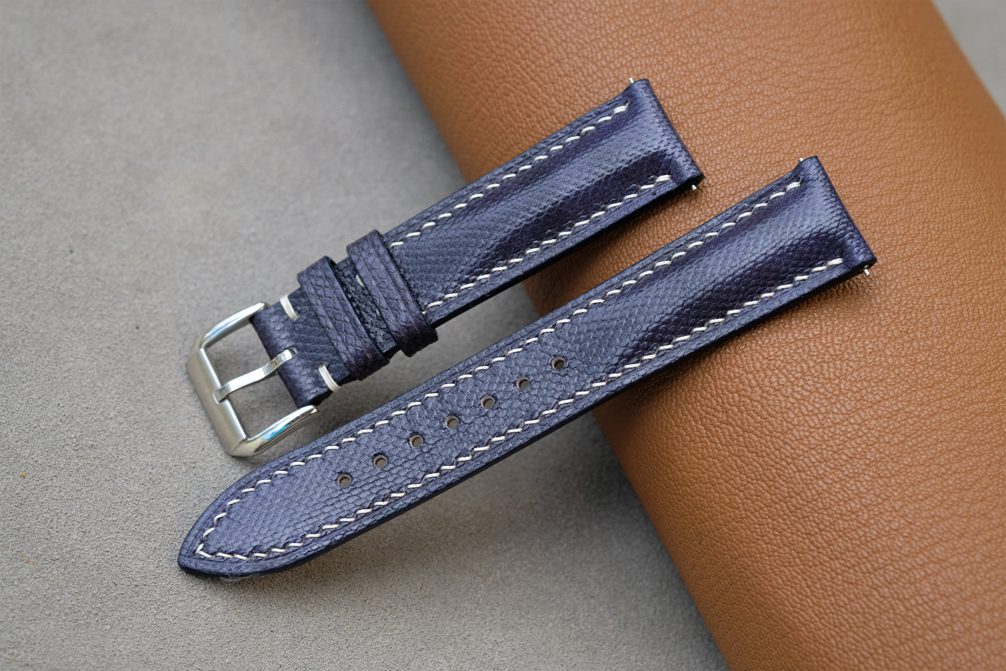 Snakeskin Leather Watch Strap