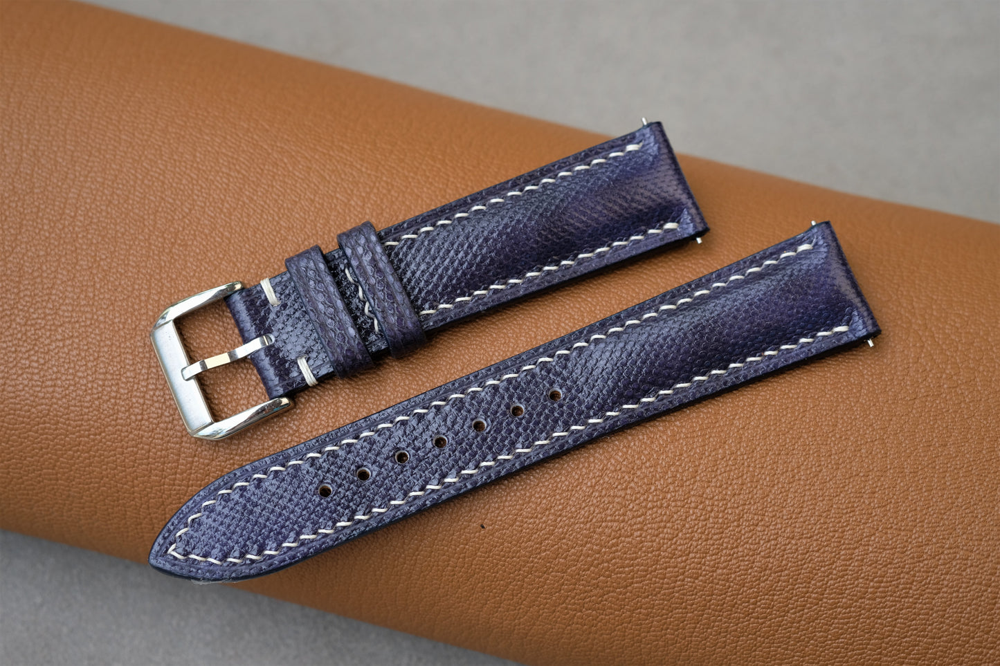 Snakeskin Leather Watch Strap