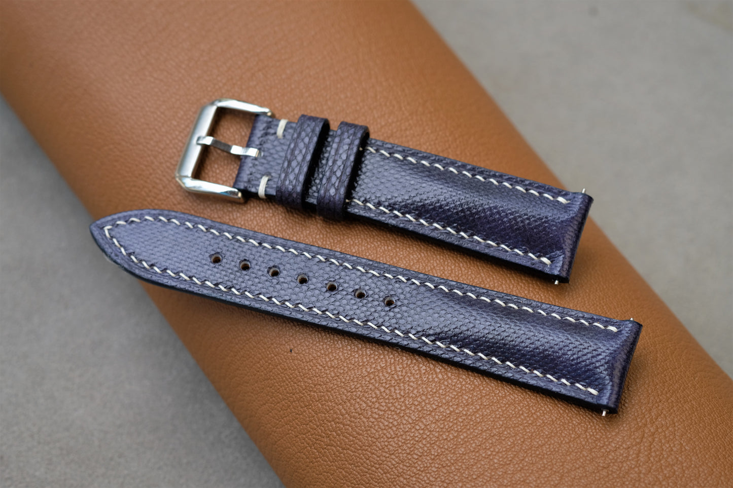 Snakeskin Leather Watch Strap