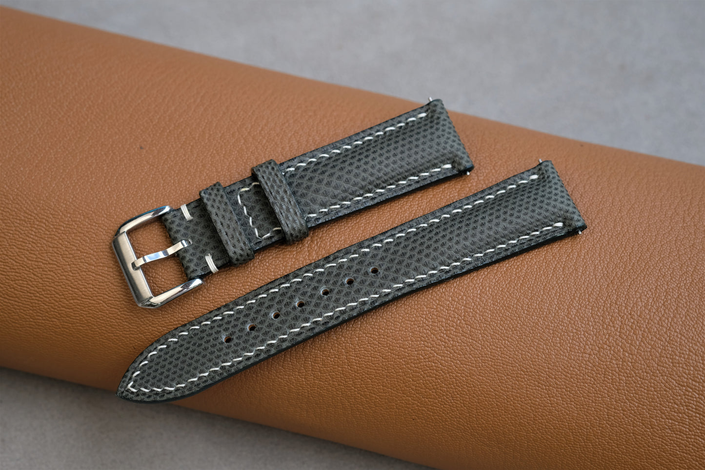 Snakeskin Leather Watch Strap