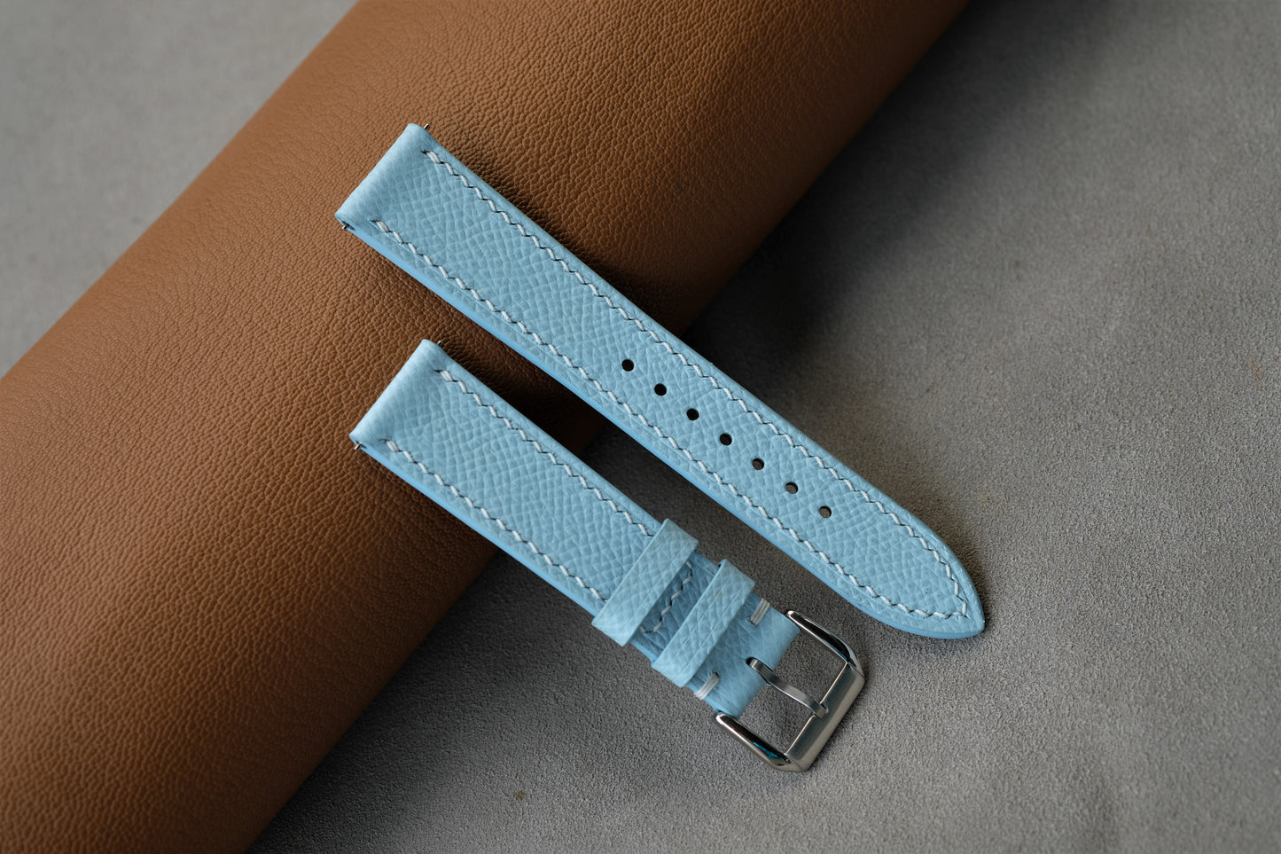 Tiffany Blue Leather Epsom Watch Strap